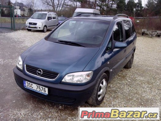 OPEL ZAFIRA 1,6i 16V, 7.míst, r.v. 2001 – fotografie 1
