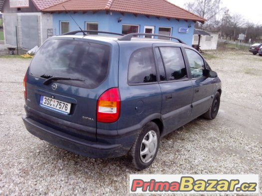 OPEL ZAFIRA 1,6i 16V, 7.míst, r.v. 2001 – fotografie 3