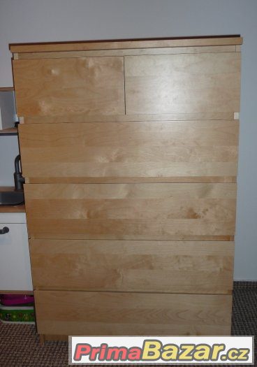Komoda MALM se 6 zásuvkami, IKEA – fotografie 1