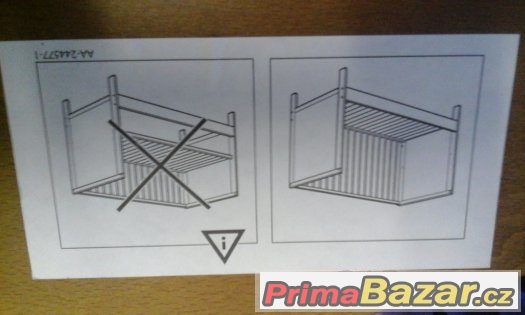 Postýlka Ikea s odendavací bočnicí+matrace+mantinel – fotografie 1