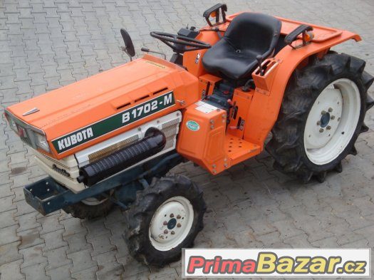 Malotraktor KUBOTA B1702M, 17 Hp, 4x4, tříválec – fotografie 1