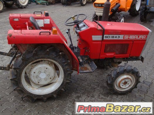 Japonský traktor SHIBAURA SD1843, výkon 18 Hp, 4x4 – fotografie 4