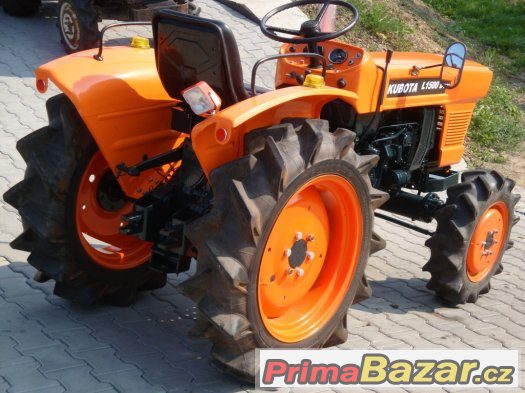 Japonský malotraktor KUBOTA L1500DT, 15 Hp, 4x4, nový lak – fotografie 2