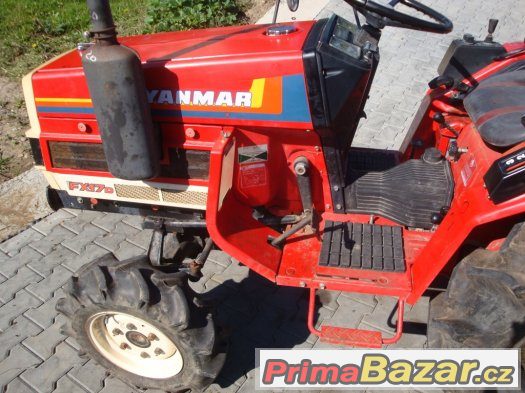 Japonský traktor Yanmar XF17D, v ceně 3B závěs a rotavátor – fotografie 2