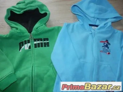 značkvé mikinky vel.86/92