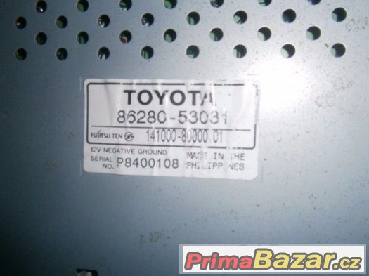 TOYOTA 8628C-53031 fujitsu ten 141000-80000 01 serial no. P8 – fotografie 1