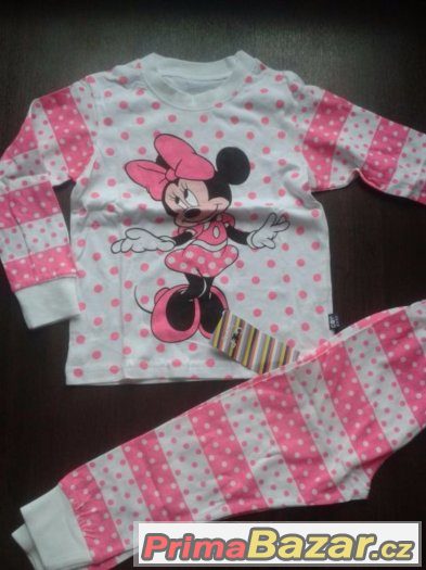 Pyžamo Minnie mouse růžové – fotografie 1