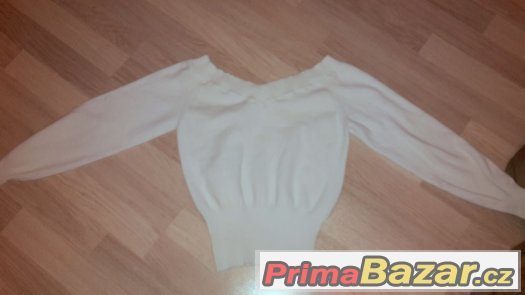 Zimní bunda HM s kapucí, značkový svetřík Gas v. M – fotografie 5