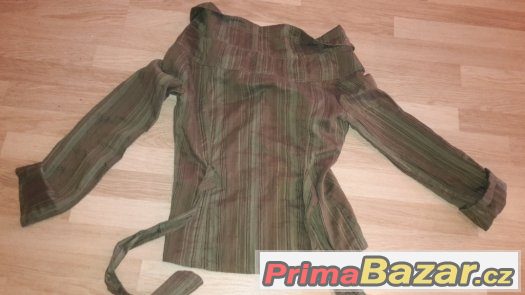 Značková  košile Diesel.orig. s páskem jako nová v. M-L – fotografie 3