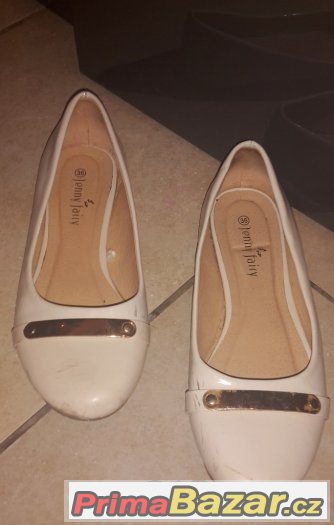 Dívčí balerínky CCC Jeny Fairy v. 36 nošené – fotografie 2