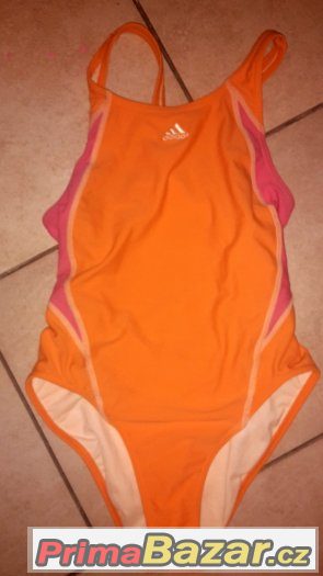 Dívčí značkové plavky Adidas. orig v. 140-146, používané – fotografie 4