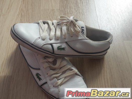 Značkové kožené tenisky Lacoste org. v 39,5 – fotografie 3