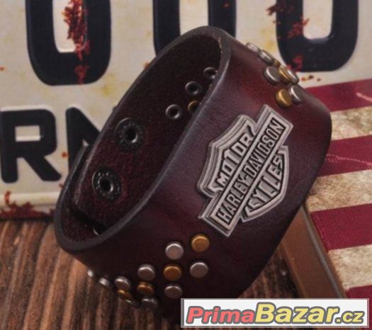 Kožený náramek /HARLEY-DAVIDSON/ – fotografie 1