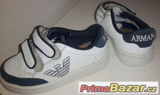 Značkové botasky Armani.orig  23-24+bunda, svetr 110 – fotografie 2