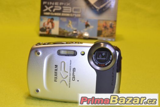 VODOTĚSNÝ FOŤÁK FUJIFILM finepix XP30 s GPS + 4GB KARTOU – fotografie 1