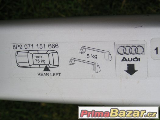 ORIGINÁL střešní nosič Audi A3 Sportback combi (03-13) – fotografie 5