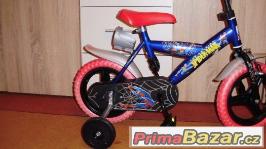 dětské kolo 12 " Spiderman jako nove, super stav – fotografie 2