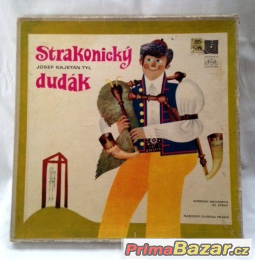 3x LP gramodeska: J.K.Tyl - pohádka STRAKONICKÝ DUDÁK (1971) – fotografie 1