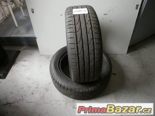 Prodám 2 x letní pneu Bridgestone 235/55-17 – fotografie 1