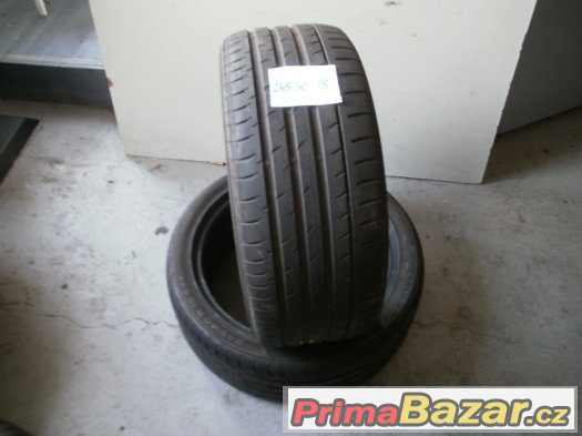 Prodám 2 x letní pneu Continetal 245/40-18 – fotografie 1