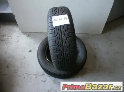 Prodám 2 x letní pneu Pirelli 185/60-14