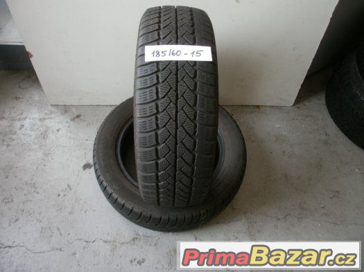Prodám 2 x zimní pneu Platin 185/60-15 – fotografie 1