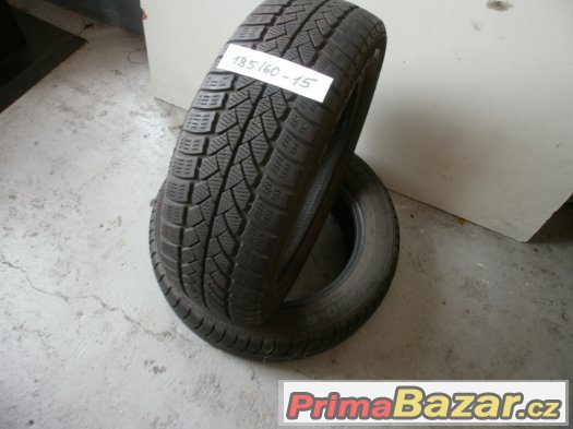 Prodám 2 x zimní pneu Platin 185/60-15 – fotografie 2