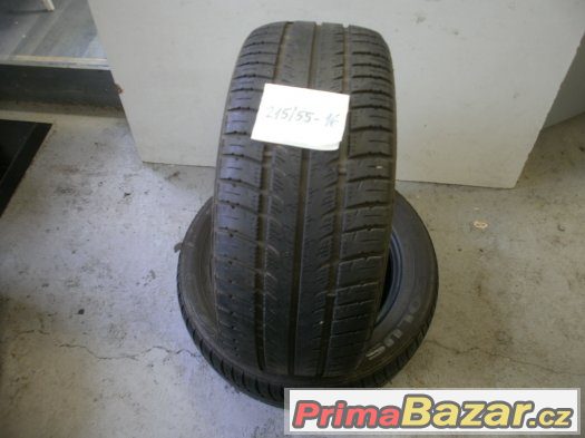 Prodám 2x Pneu Kumho 215/55-15 zimní – fotografie 1