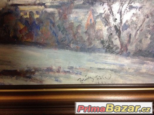 Prodám obraz města ŽĎÁR NAD SÁZAVOU 110x78 cm – fotografie 2