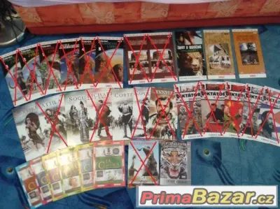 DVD filmy z časopisů-histor., životopis. a přírod. dokumenty