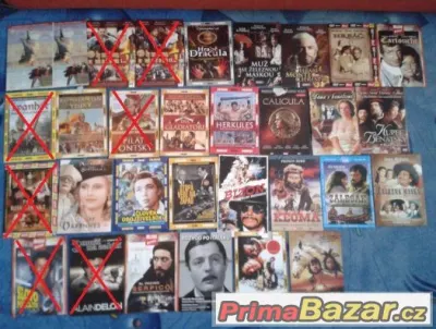 DVD filmy z časopisů - zahraniční historické a starší filmy