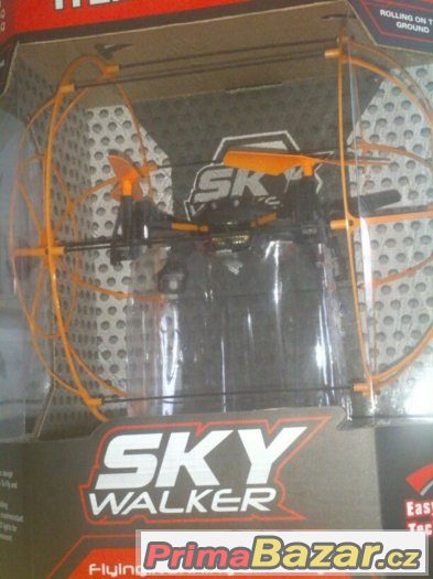RC DRON SKY WALKER, ORANŽOVÁ kvadrokoptéra – fotografie 1