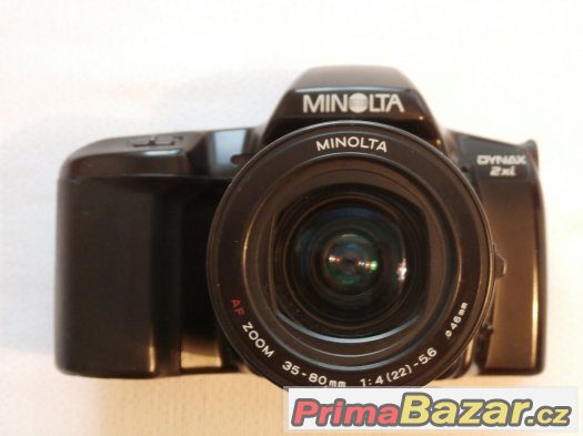 Zrcadlovka na kinofilm Minolta 2xi Dynax s obj. 35-80mm – fotografie 1