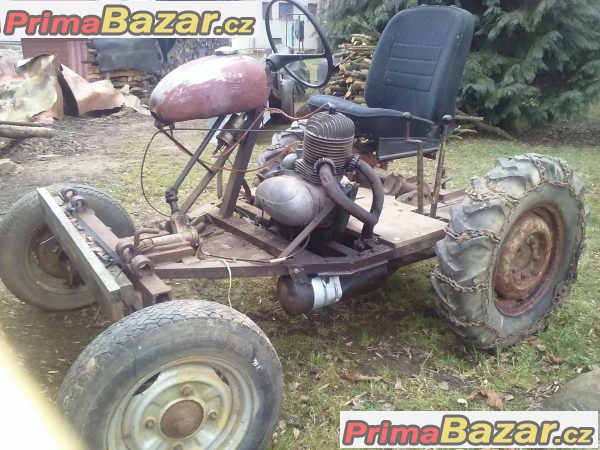 malotraktor domácí výroby – fotografie 3