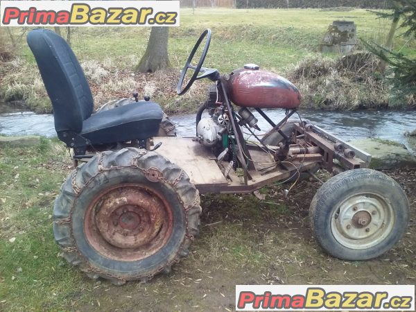 malotraktor domácí výroby – fotografie 4