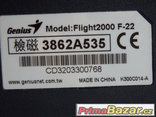 Joystick Genius Flight2000 F-22 pro gameport – fotografie 3