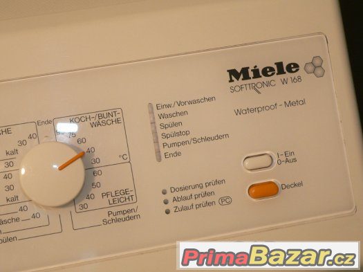 Pračka Miele Softtronic W168 vrchní plnění 45cm – fotografie 2
