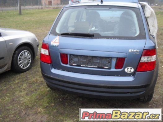 Fiat Stilo 1,9 Jtd 85 KW RV 2002 náhradní díly – fotografie 2