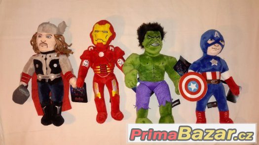 Avengers plyšáci - thor , iron man , hulk , kapitan amerika – fotografie 1