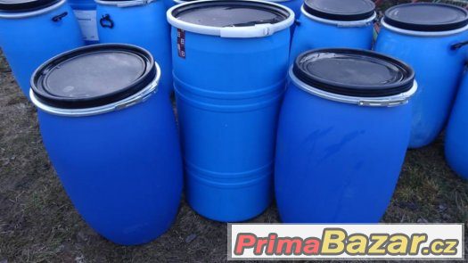 sud hobok barel becka 220l 150l 120l 70l 1000l plast paleta – fotografie 2