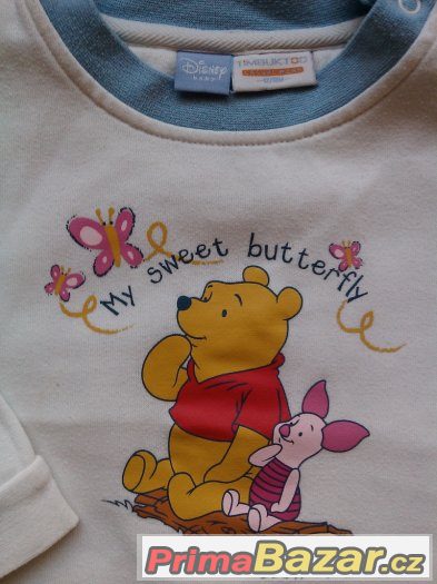 Mikinka a tričko s medvídkem Pooh,oboje Disney – fotografie 3