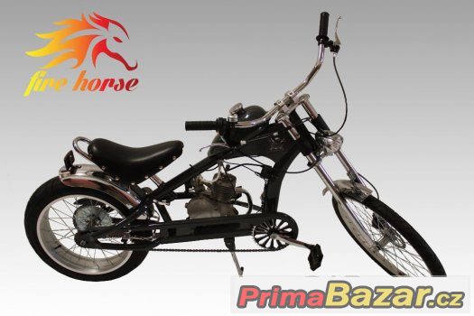 Jízdní kolo CHOPPER FIRE HORSE a motorem 70 ccm – fotografie 1