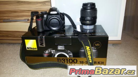 Nikon D3100 + Nikkor 18-55mm + brašna – fotografie 3
