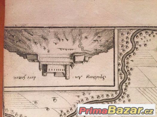 Obléhání Brna švédskými vojsky 1645, rytina Merian r. 1650 – fotografie 4