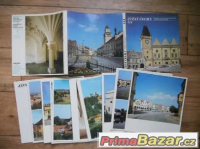 Jižní Čechy, soubor 33 listů, fotografií + brožura