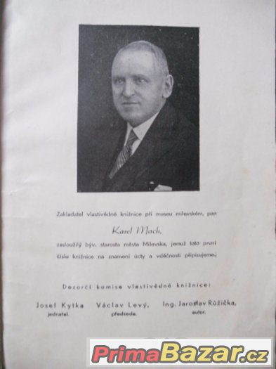 Milevsko a okolí - knížka z roku 1939 – fotografie 2