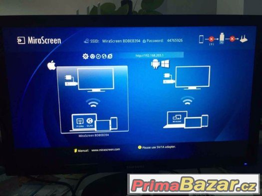 MiraScreen NOVÉ -  ( Miracast/AirPlay/DLNA ) – fotografie 3