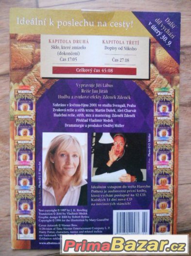 Harry Potter a kámen mudrců, J. K. Rowlingová – fotografie 2