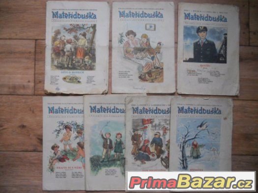Staré časopisy Mateřídouška - 7 ks – fotografie 1