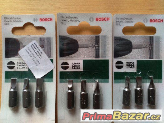 Bosch 3dílná sada šroubovacích bitů – fotografie 1